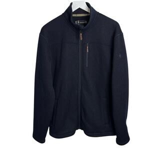Smartwool Men's Active Fleece Navy Full-Zip Jacket M-294 Sz XL